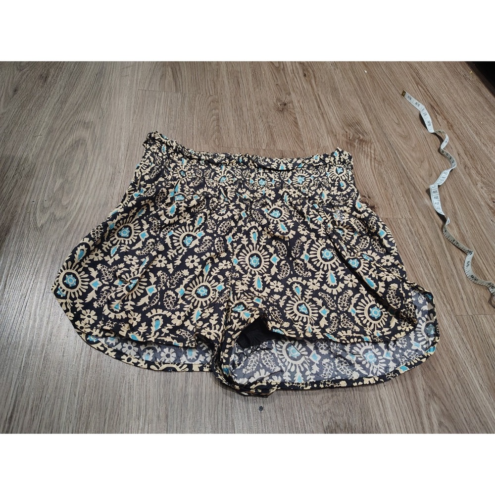 Free People FP Movement The Way Home Shorts Women's Sz M Black Oat Combo